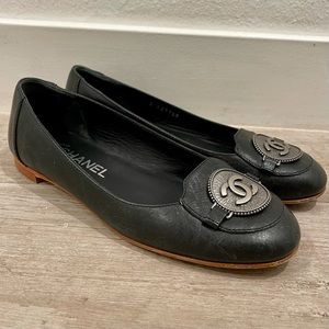 Chanel Medallion Logo Ballet